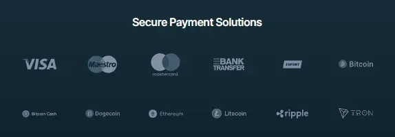 iDEAL en crypto betaalmethoden logo's