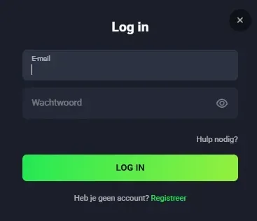 Inlogscherm van LuckyMax Casino